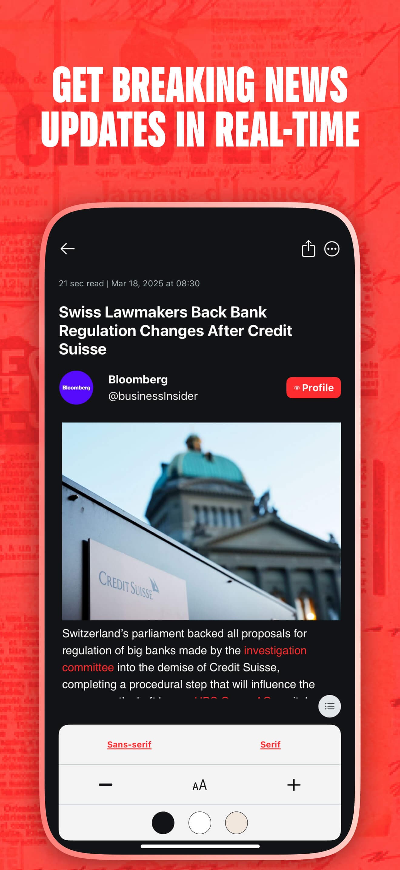 Newsreadeck - Unbiased Newss screenshot 1