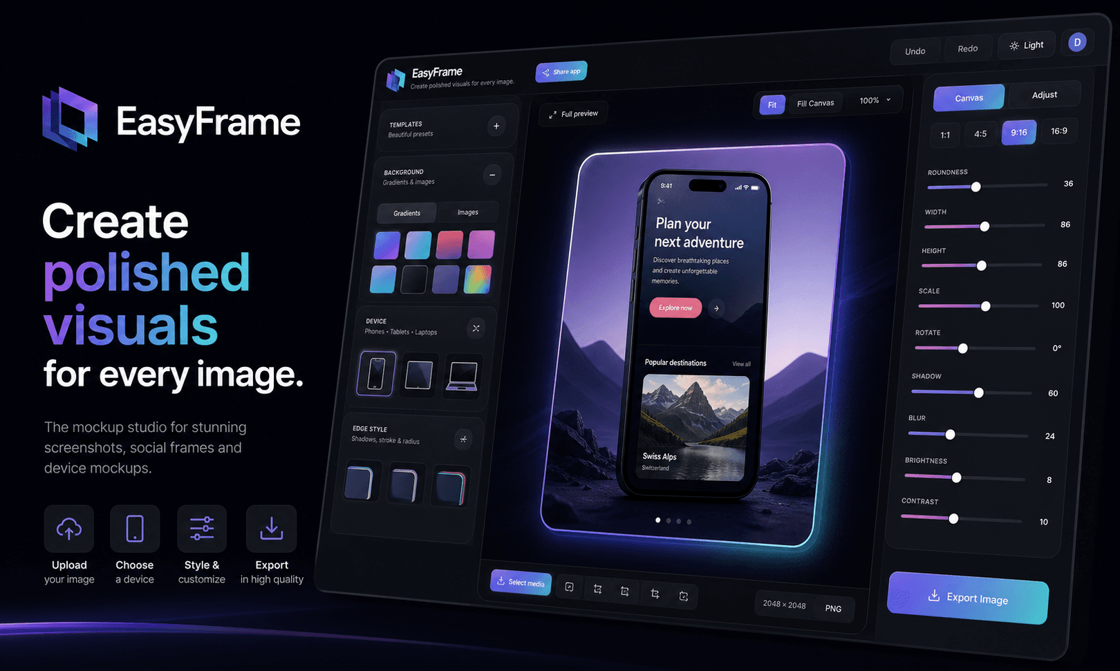 EasyFrame screenshot 1