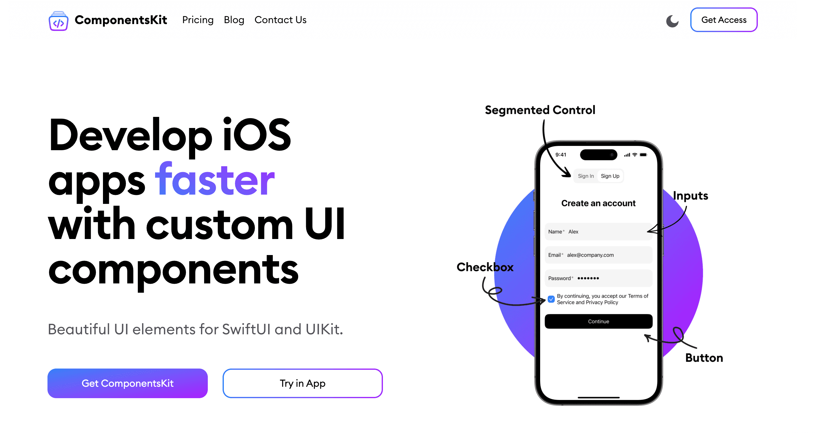 ComponentsKit screenshot 1