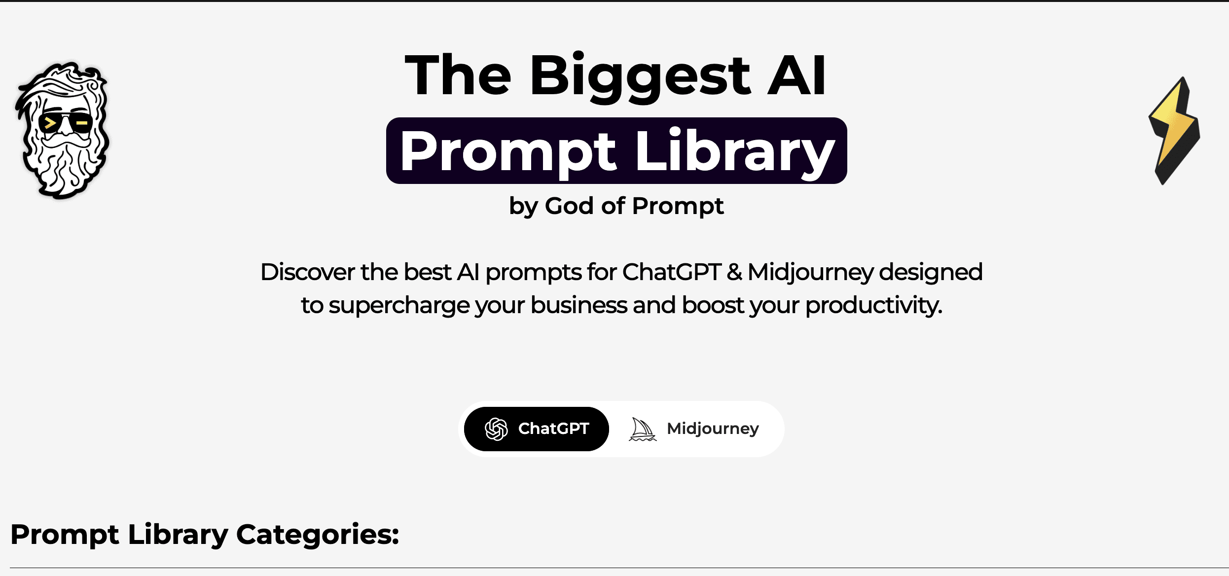 AI Prompt Library screenshot 1