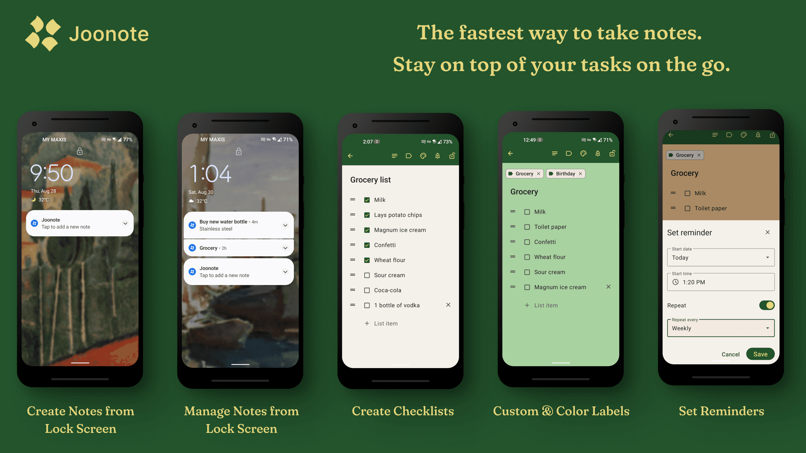 Joonote screenshot 1