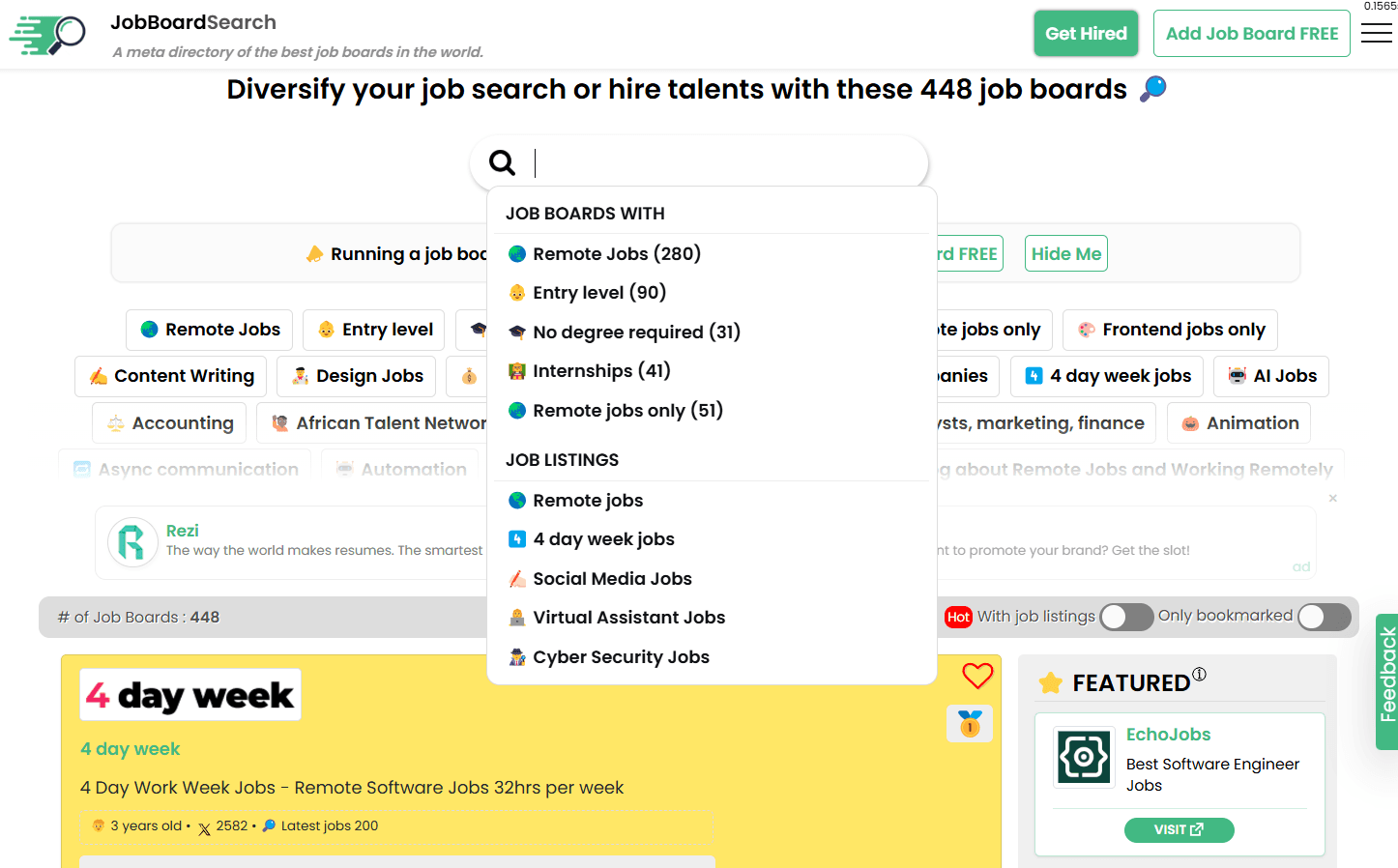 JobBoardSearch 🔎 screenshot 1