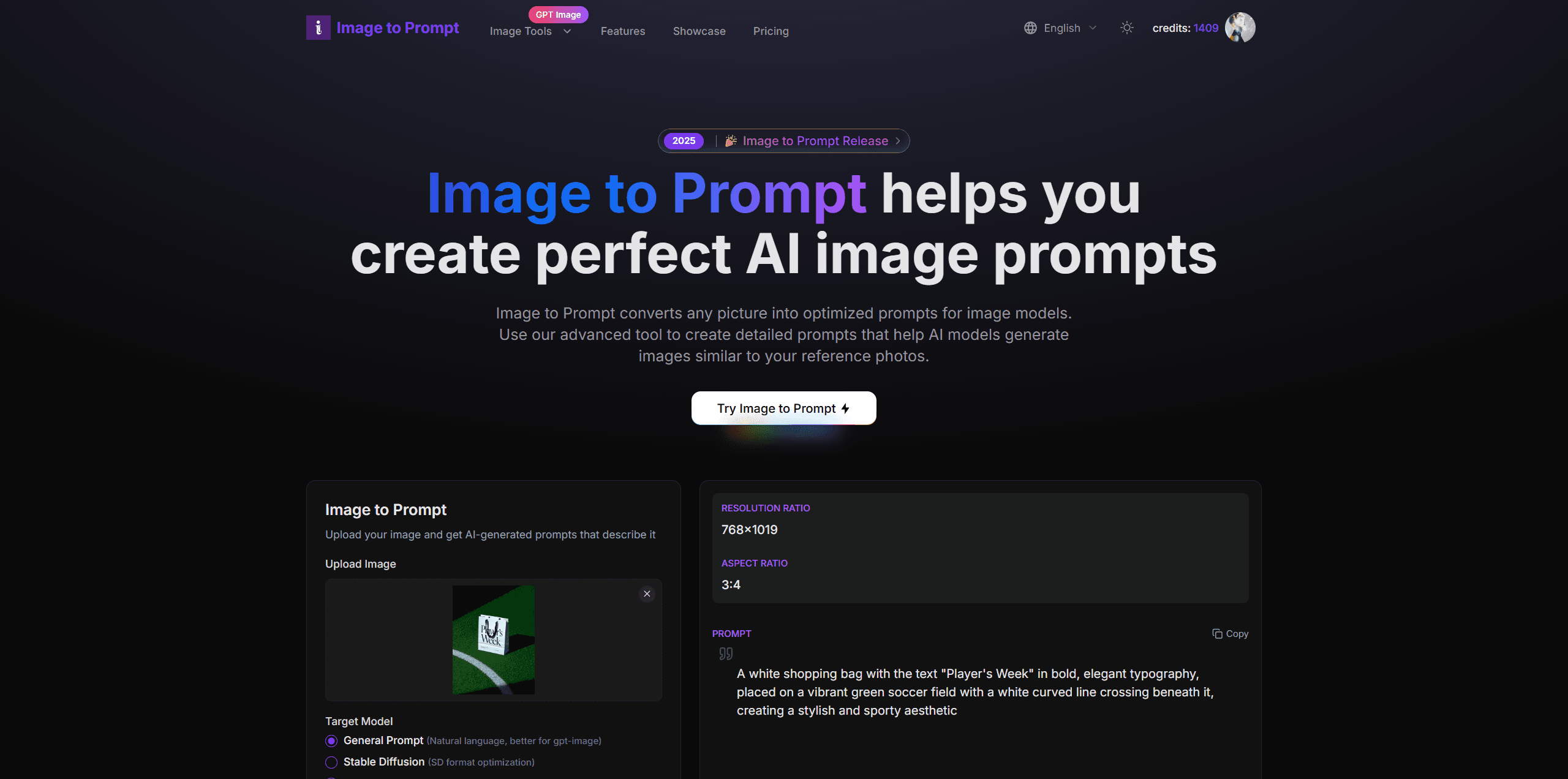 Image to Prompt screenshot 1