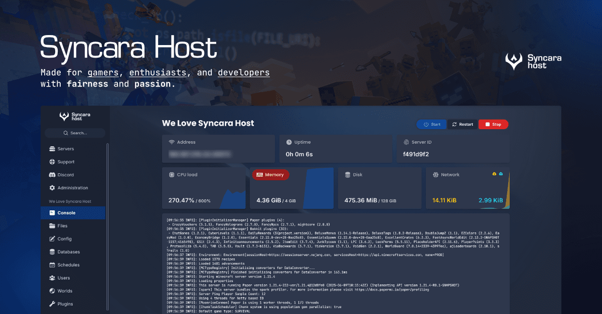 Syncara Host screenshot 1