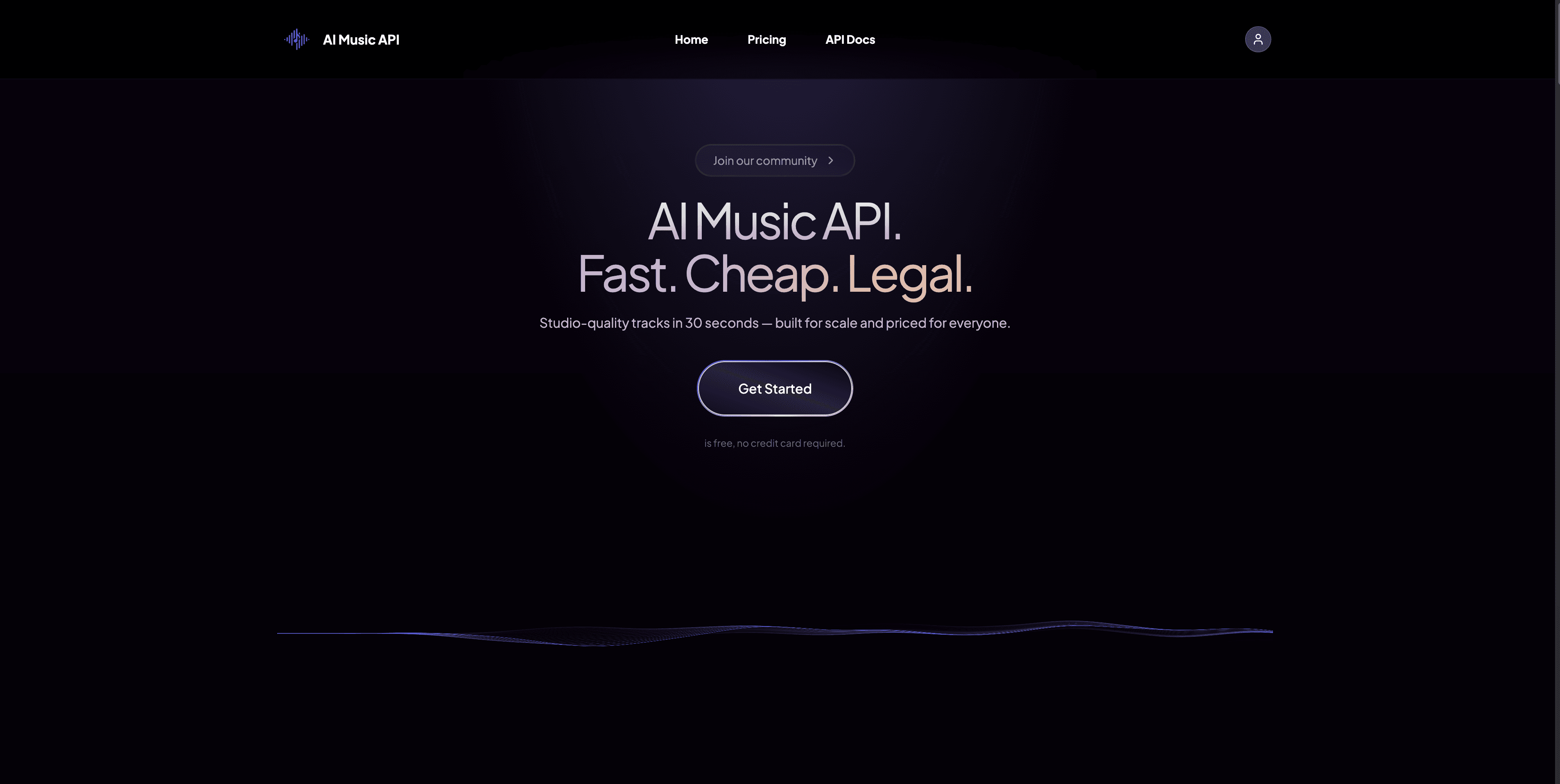 AI Music API screenshot 1