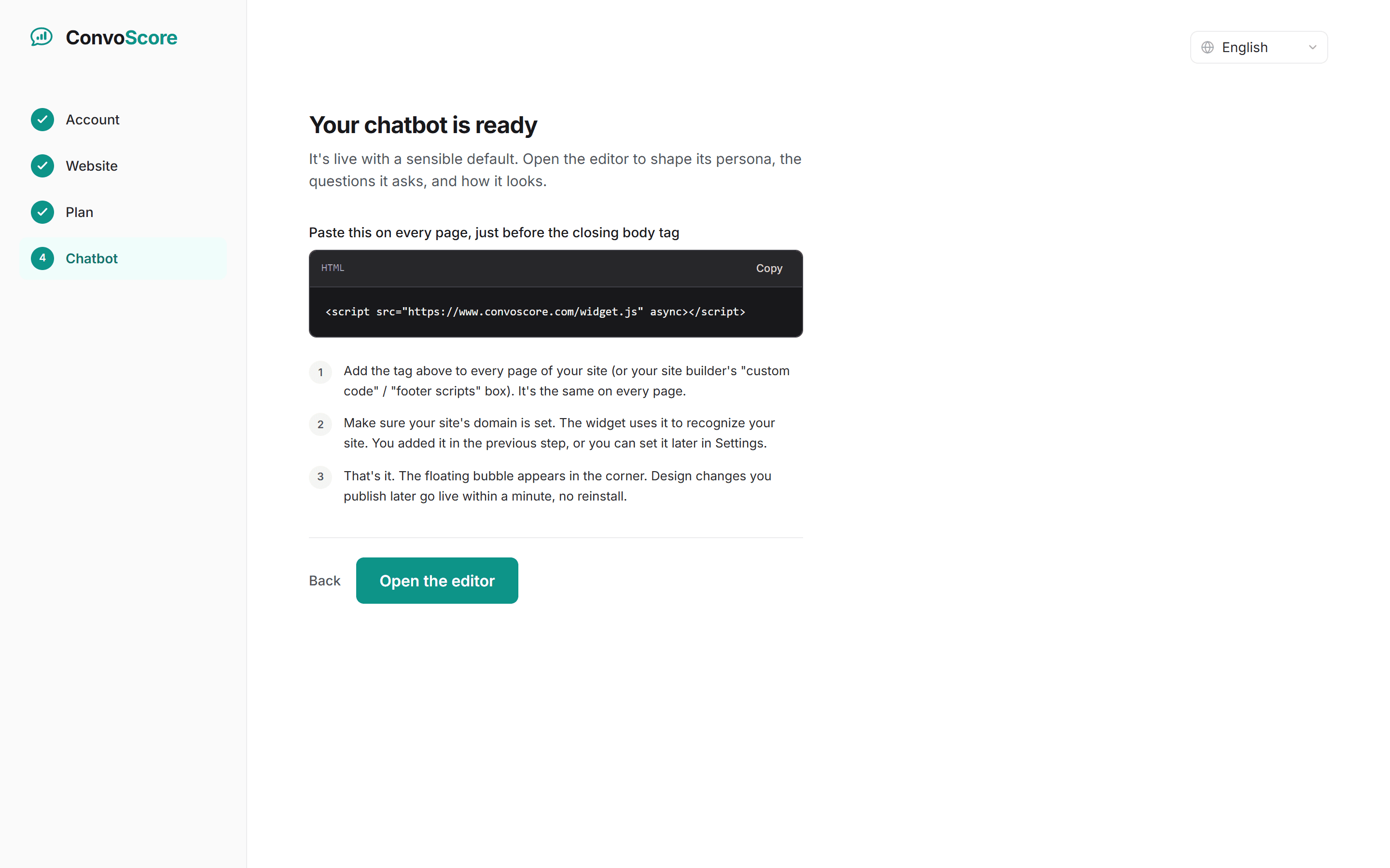 ConvoScore screenshot 1