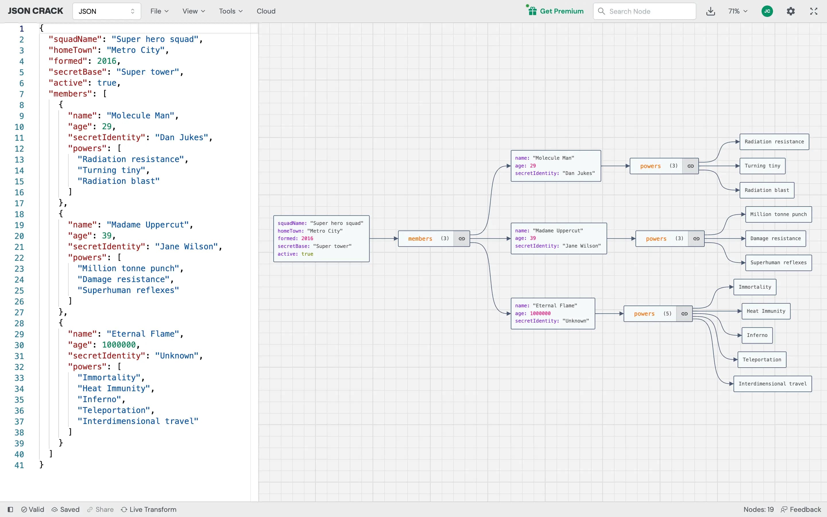 JsonFormat  screenshot 1