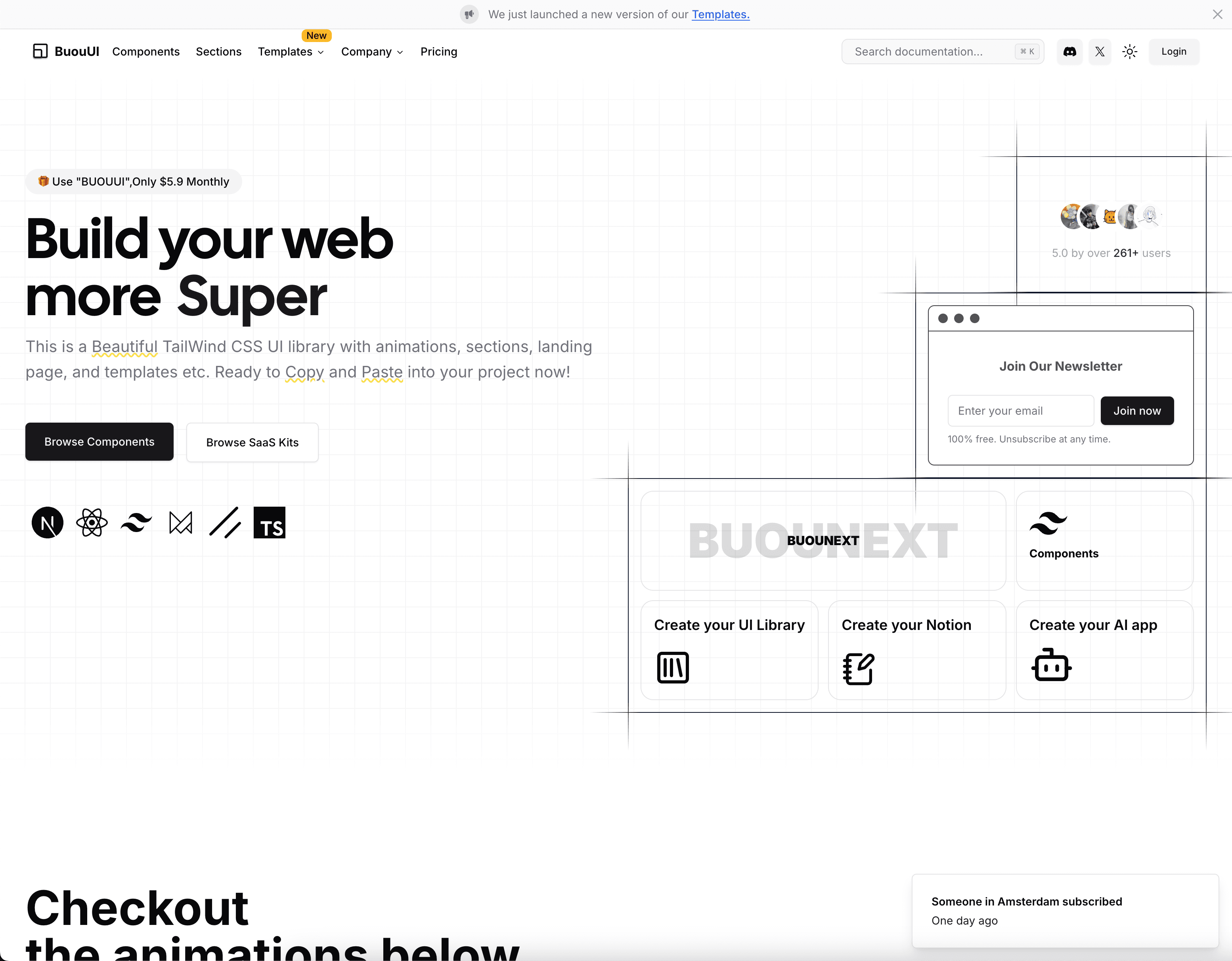 BuouUI screenshot 1