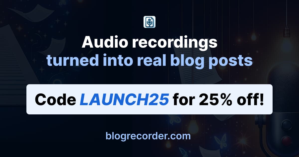 Blog Recorder screenshot 1