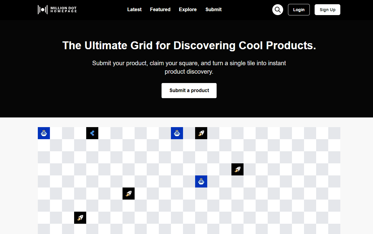 Million Dot Homepage screenshot 1