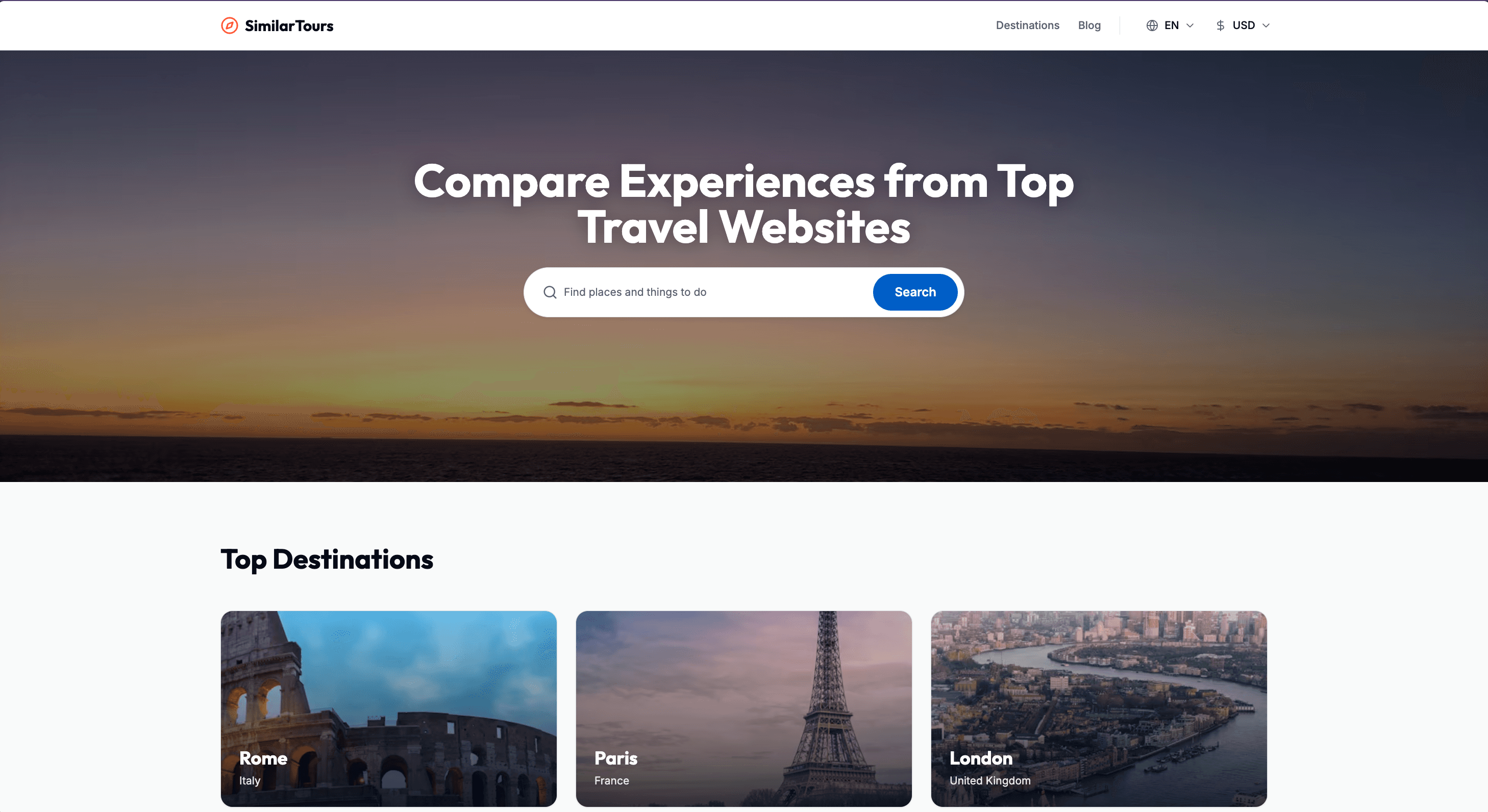 SimilarTours screenshot 1
