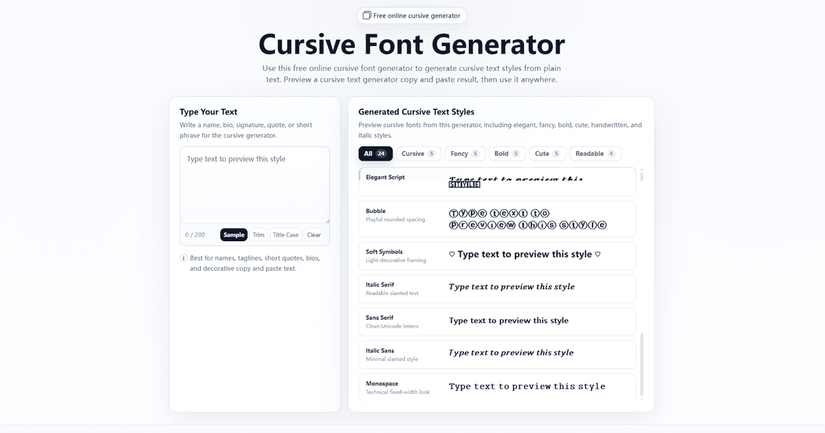 CursiveKit screenshot 1