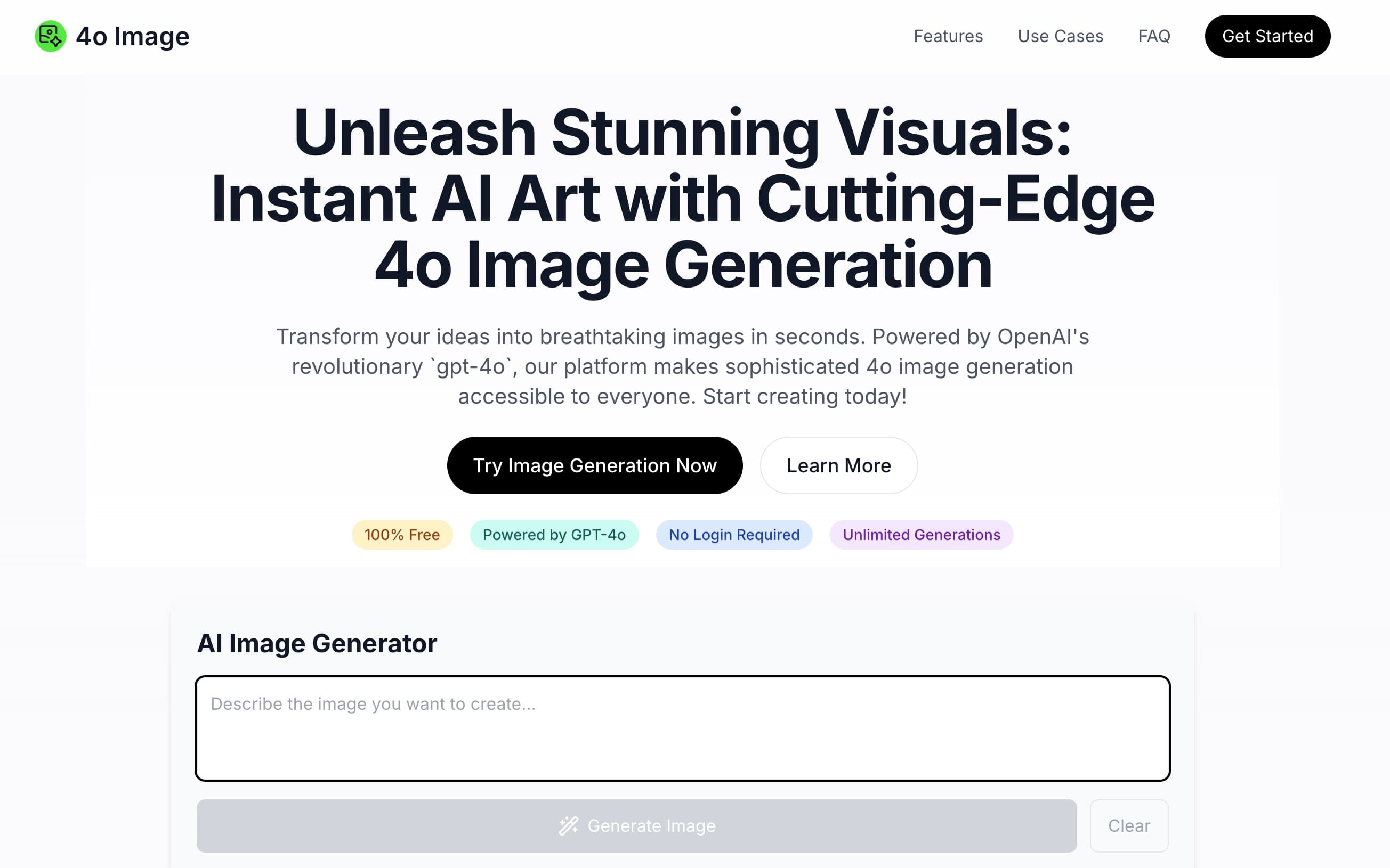 4o Image Generator screenshot 1
