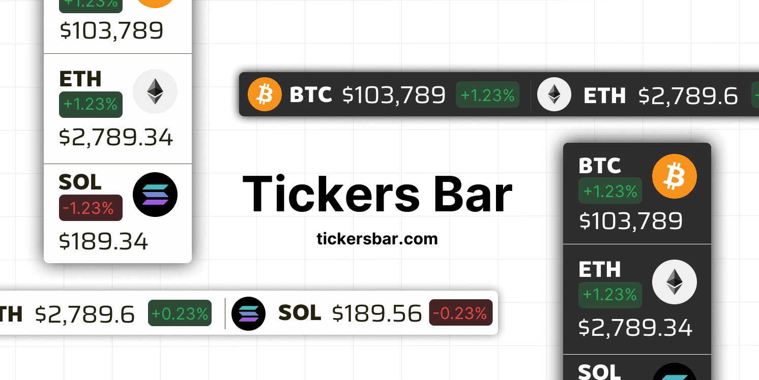 TickersBar screenshot 1