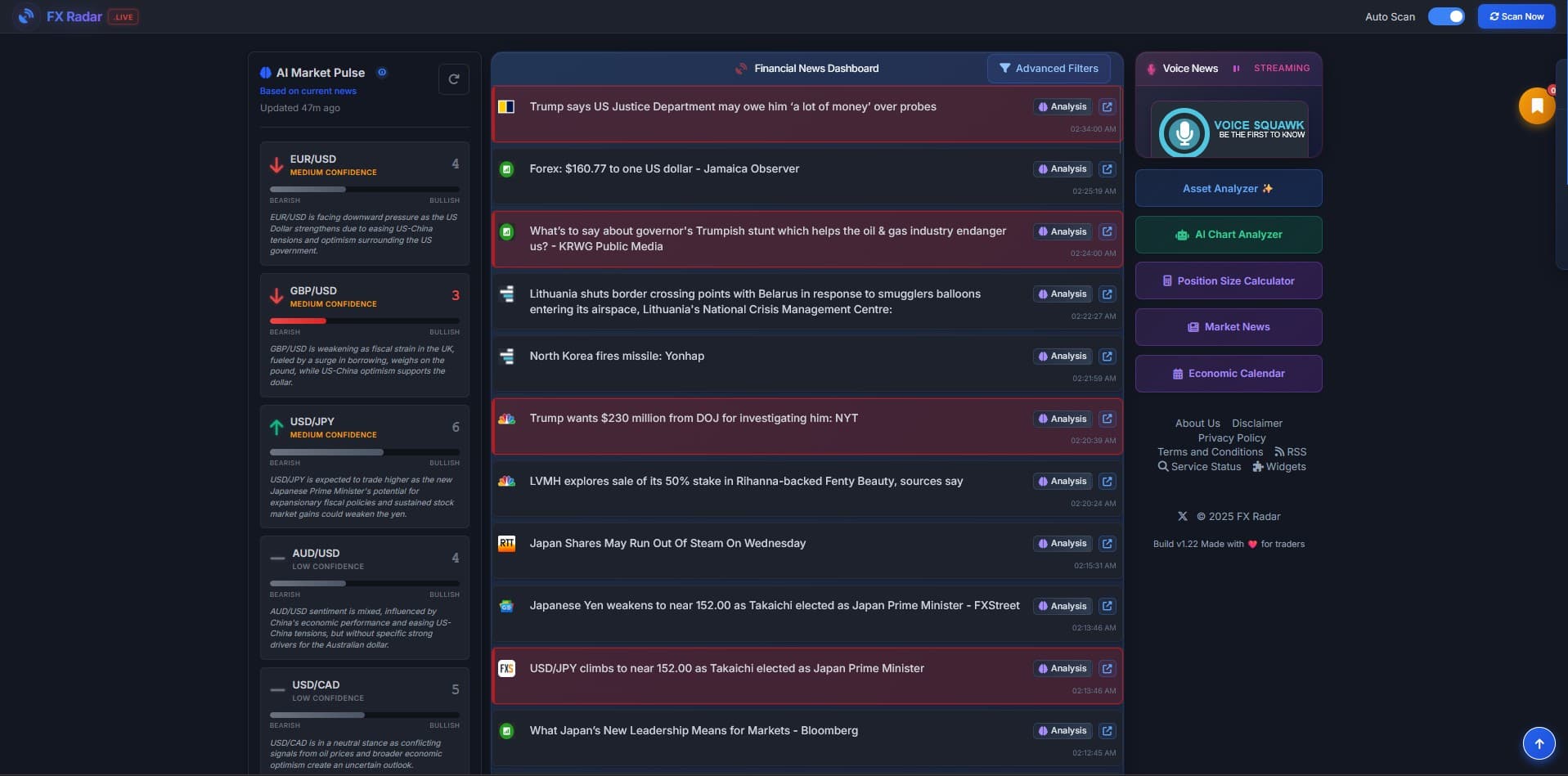 FX Radar screenshot 1