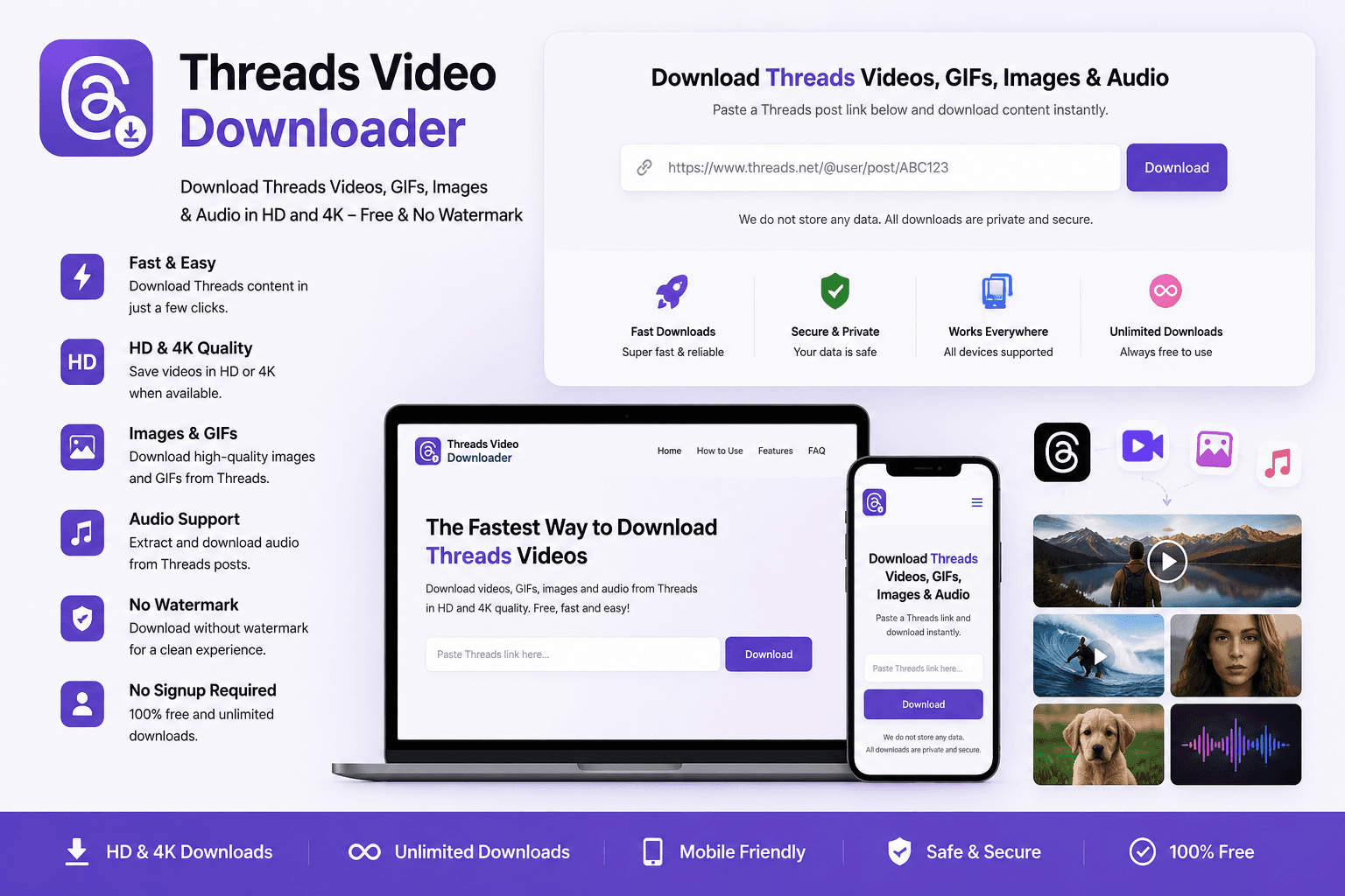Threads Video Downloader screenshot 1