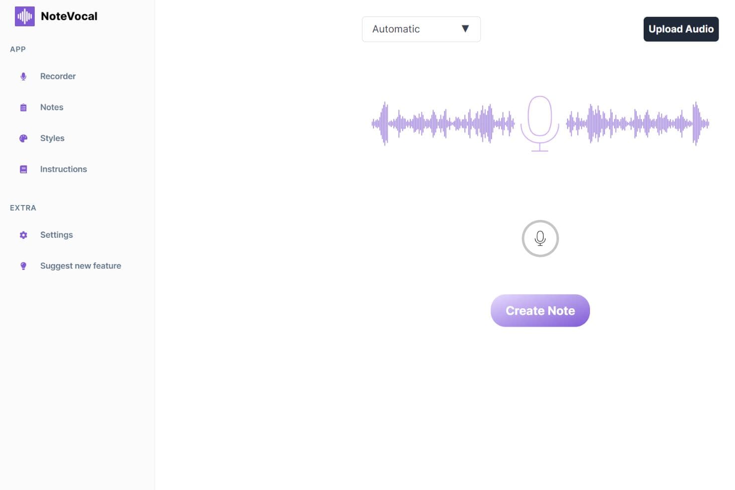 NoteVocal screenshot 1