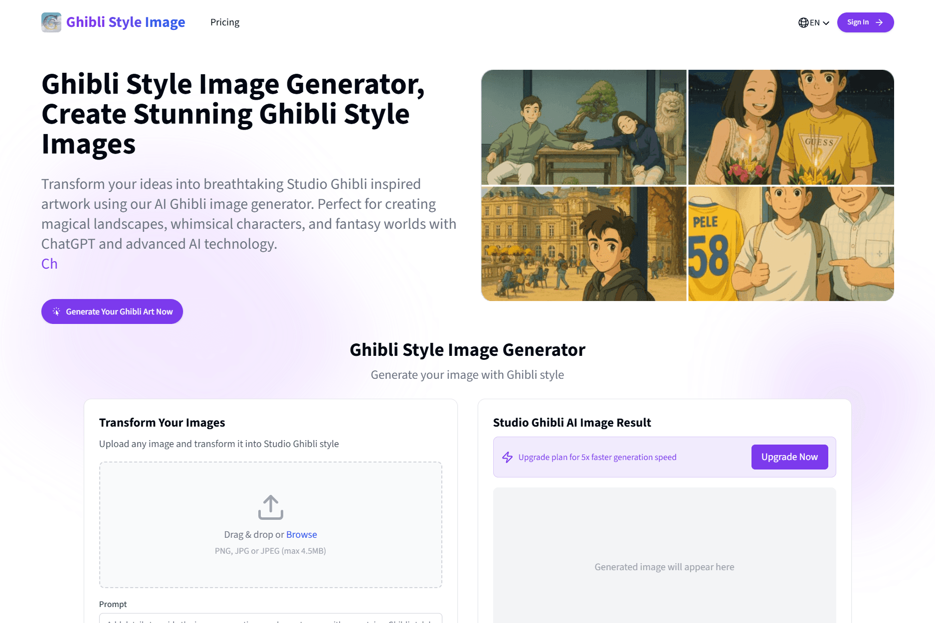 GhibliStyleImage Pro screenshot 1