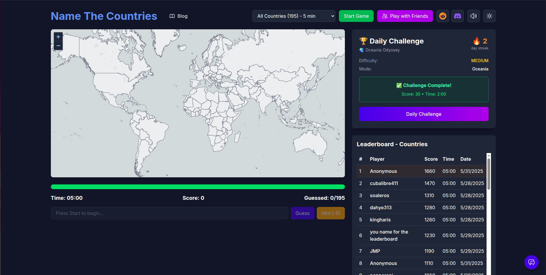 NameTheCountries screenshot 1