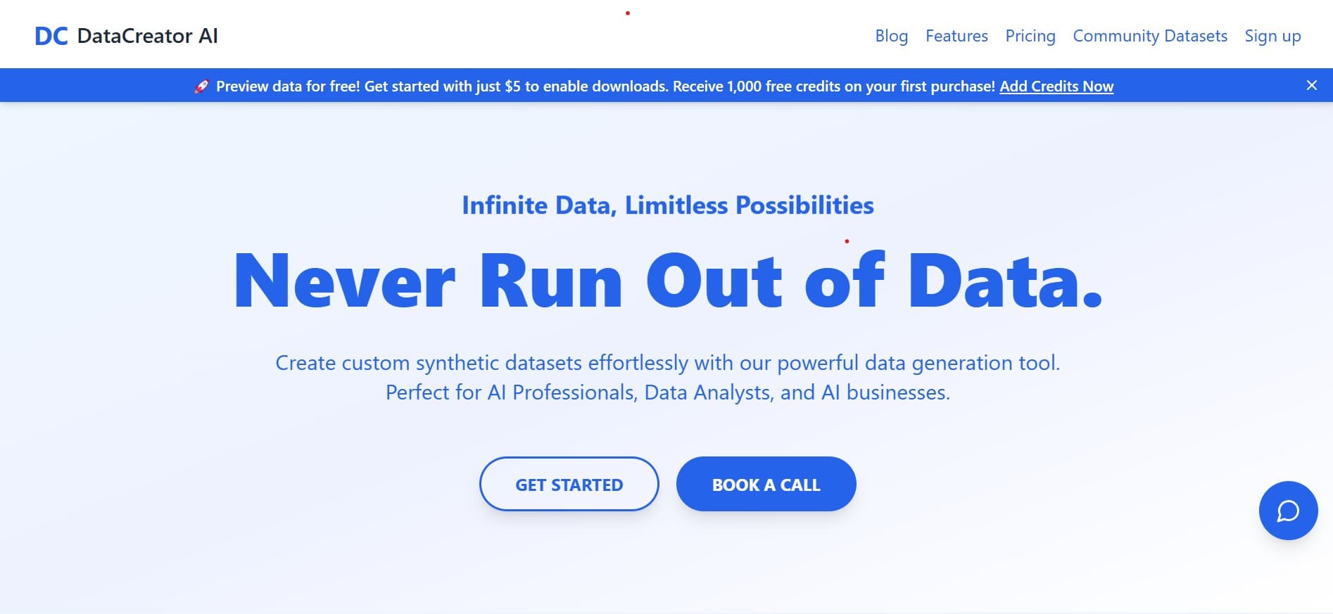 DataCreator AI screenshot 1