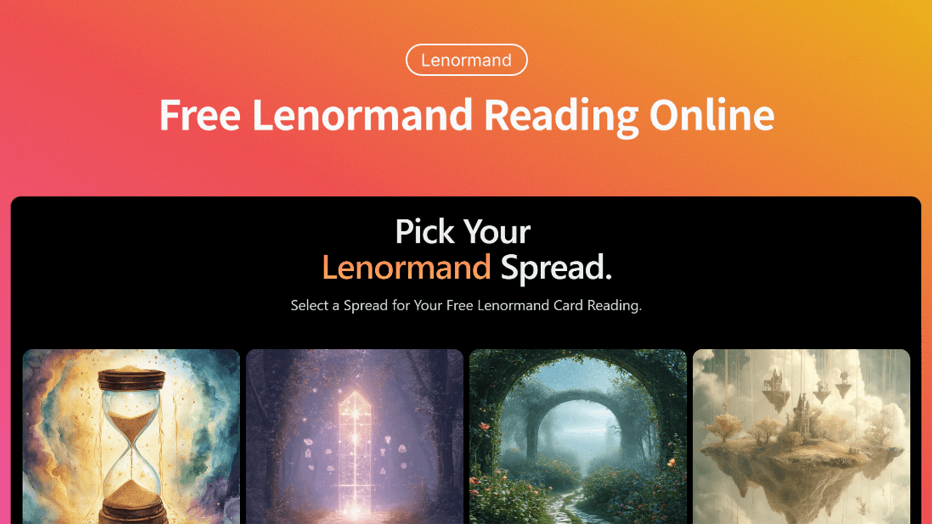 Lenormand Reading screenshot 1
