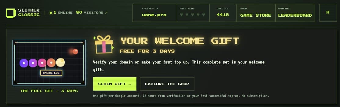 Sneks screenshot 1