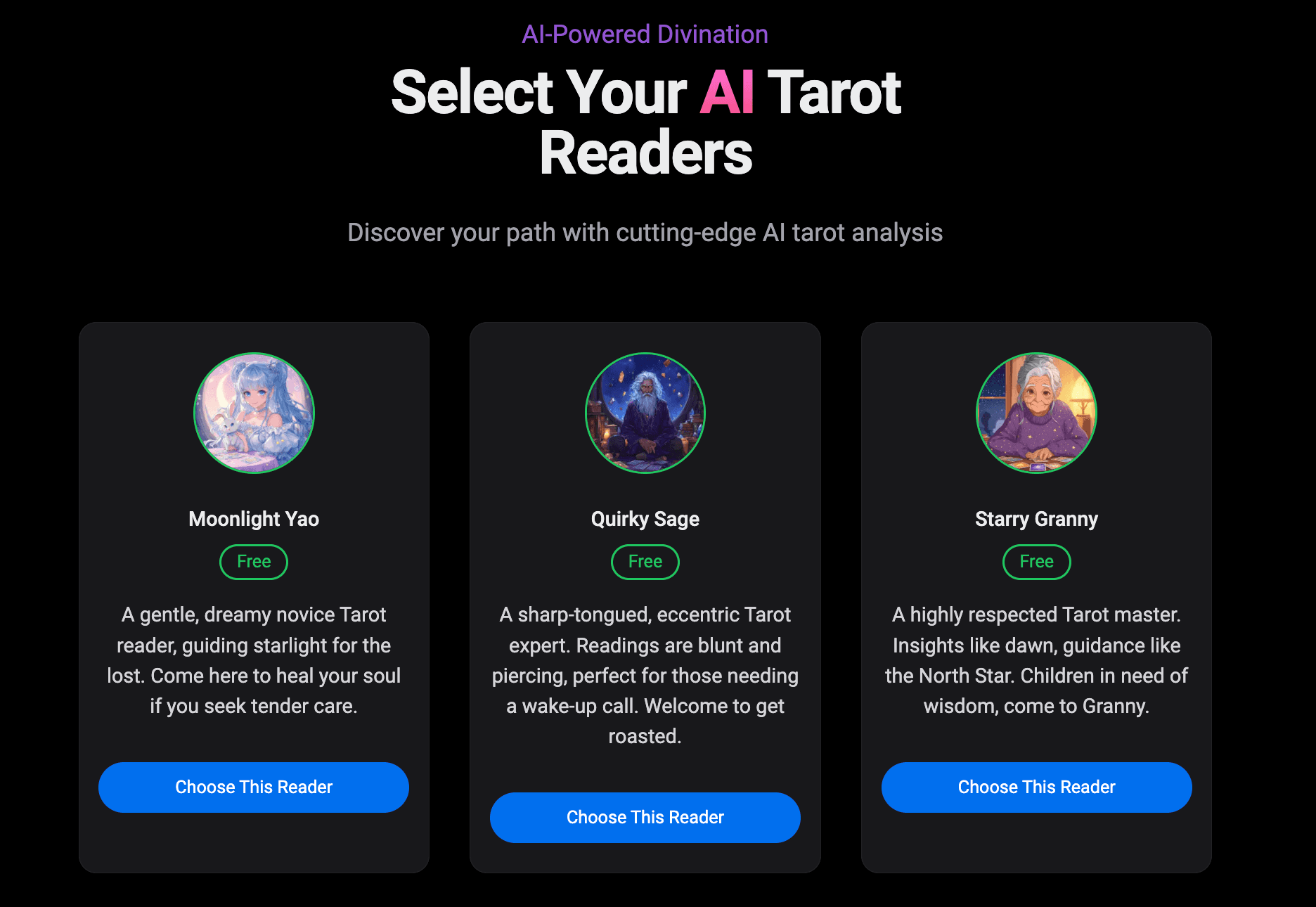 AI Tarot screenshot 1