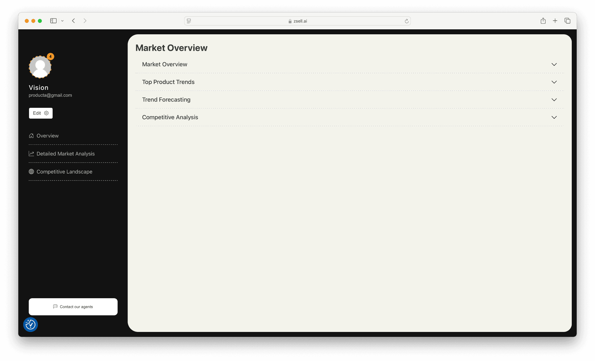 Vision screenshot 1