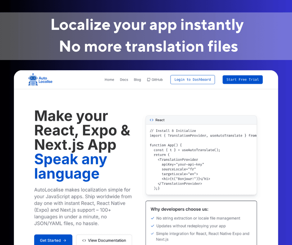 AutoLocalise screenshot 1