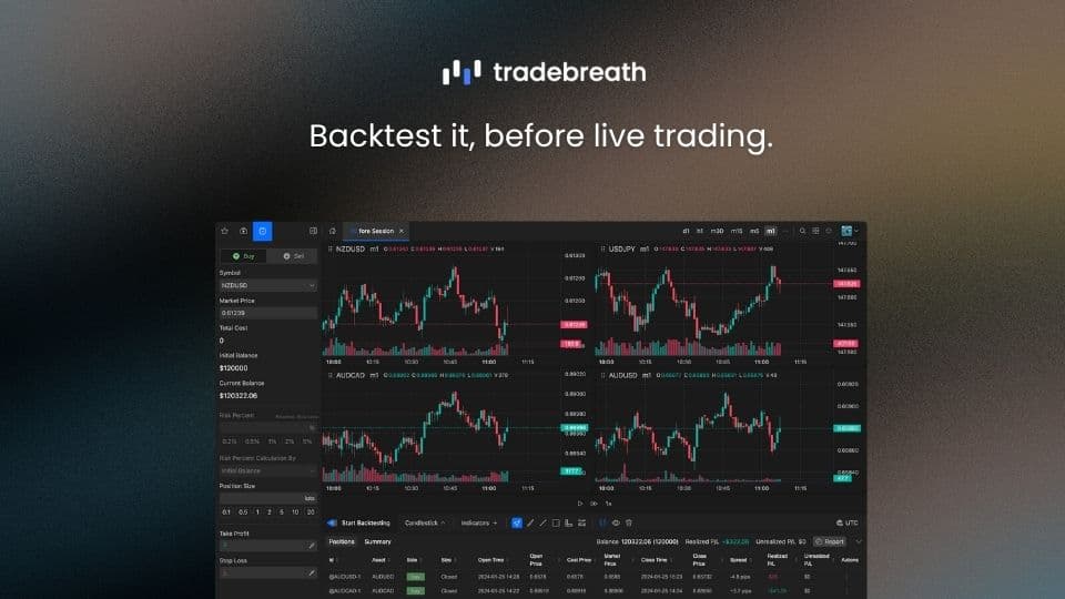 Tradebreath screenshot 1