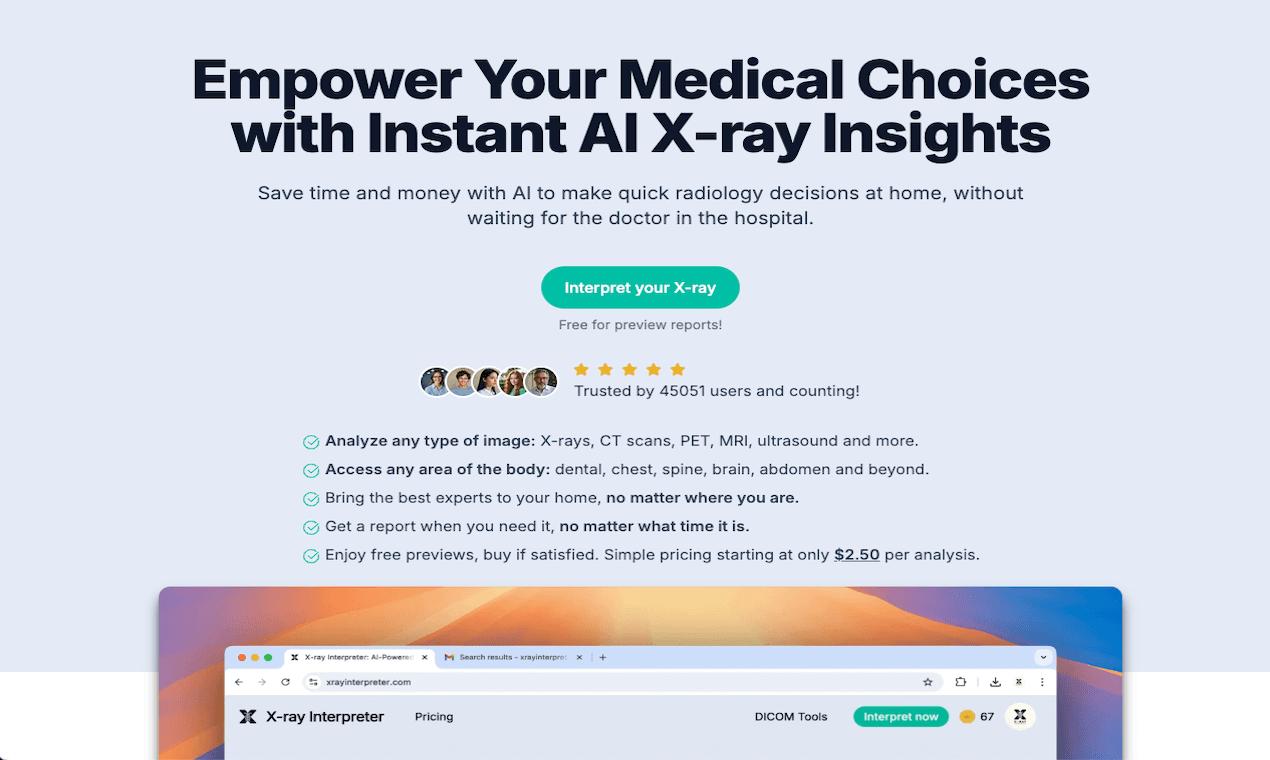 X-ray Interpreter screenshot 1
