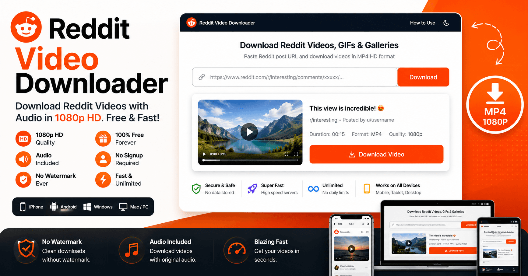Reddit Video Downloader screenshot 1