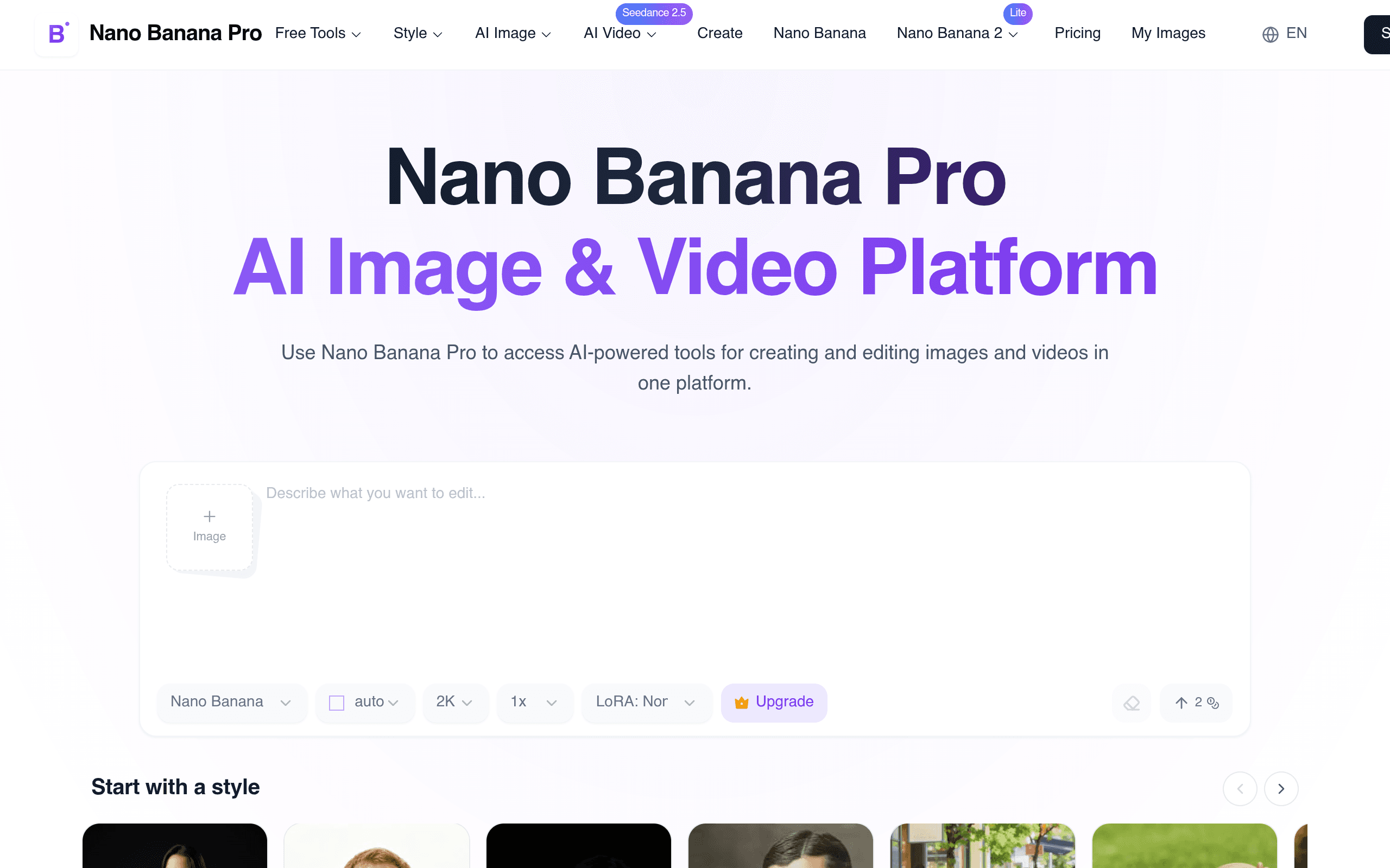 Nano Banana Pro Image Generator screenshot 1