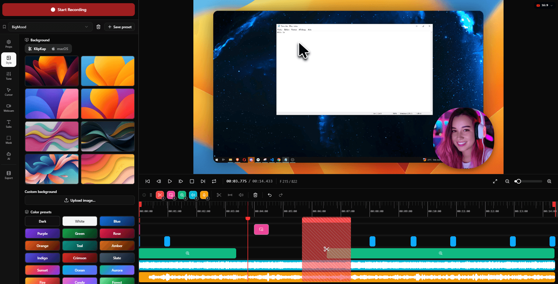 KlipKap Pro screenshot 1