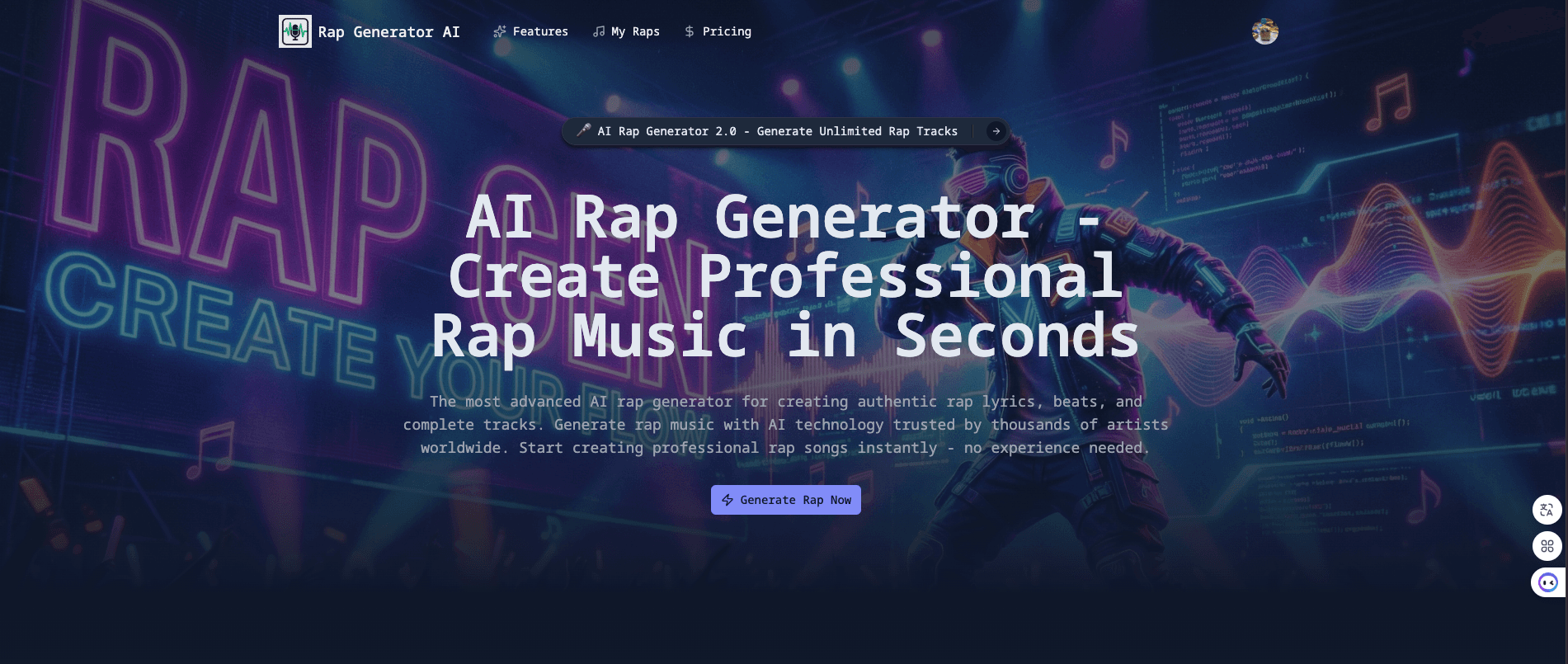 rap generator screenshot 1