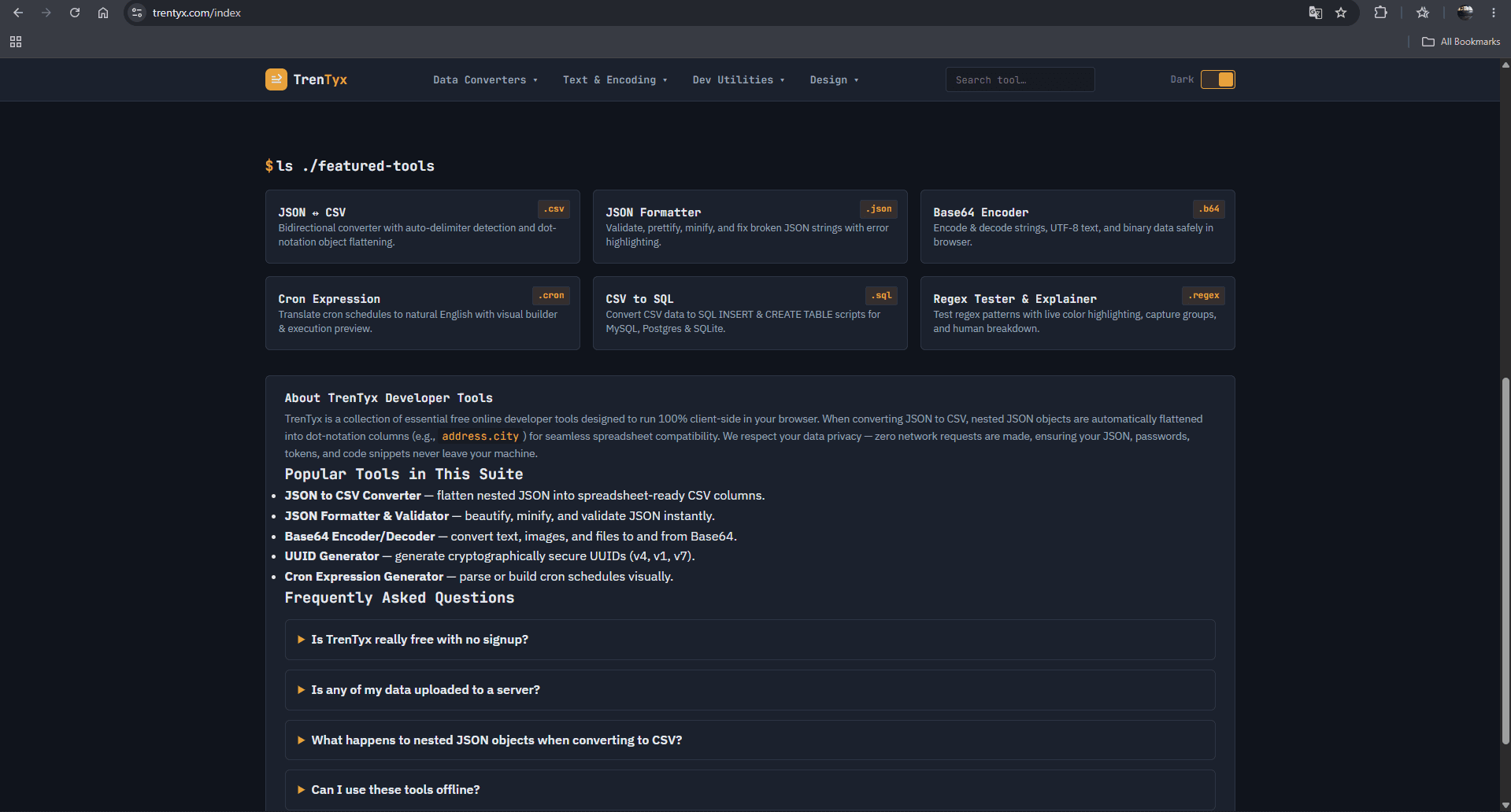 TrenTyx screenshot 1