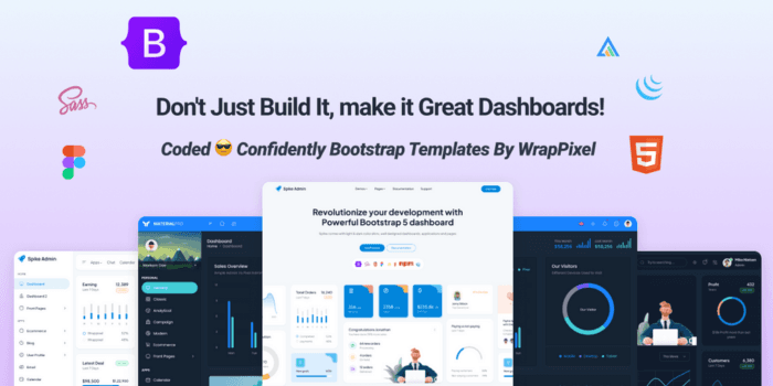 Bootstrap Admin Templates & Themes screenshot 1