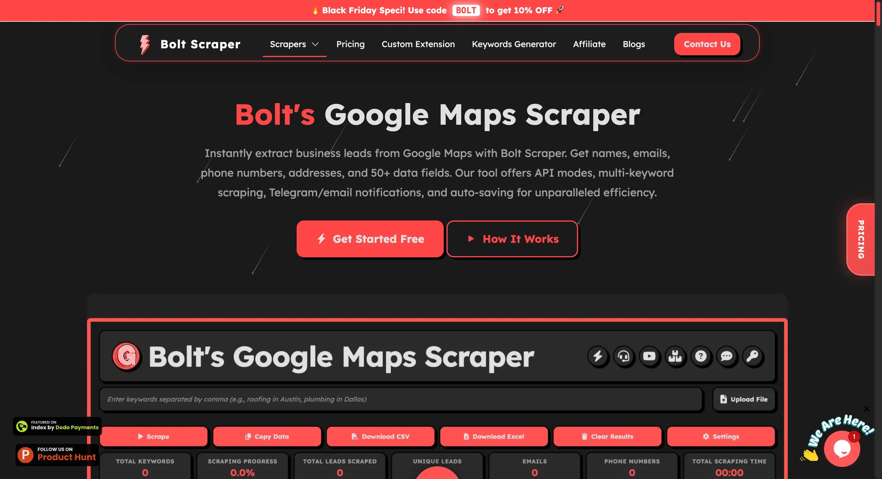 Bolt Scraper screenshot 1