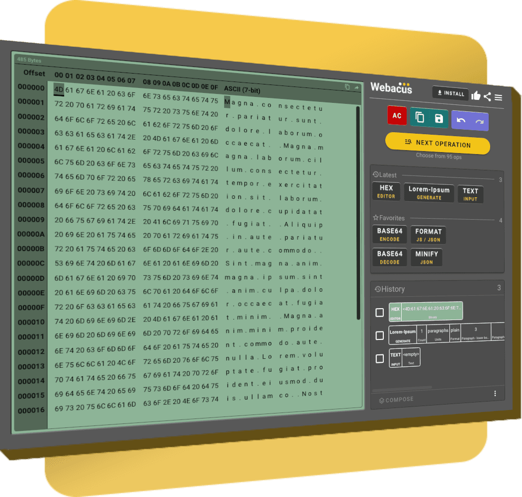 Webacus screenshot 1