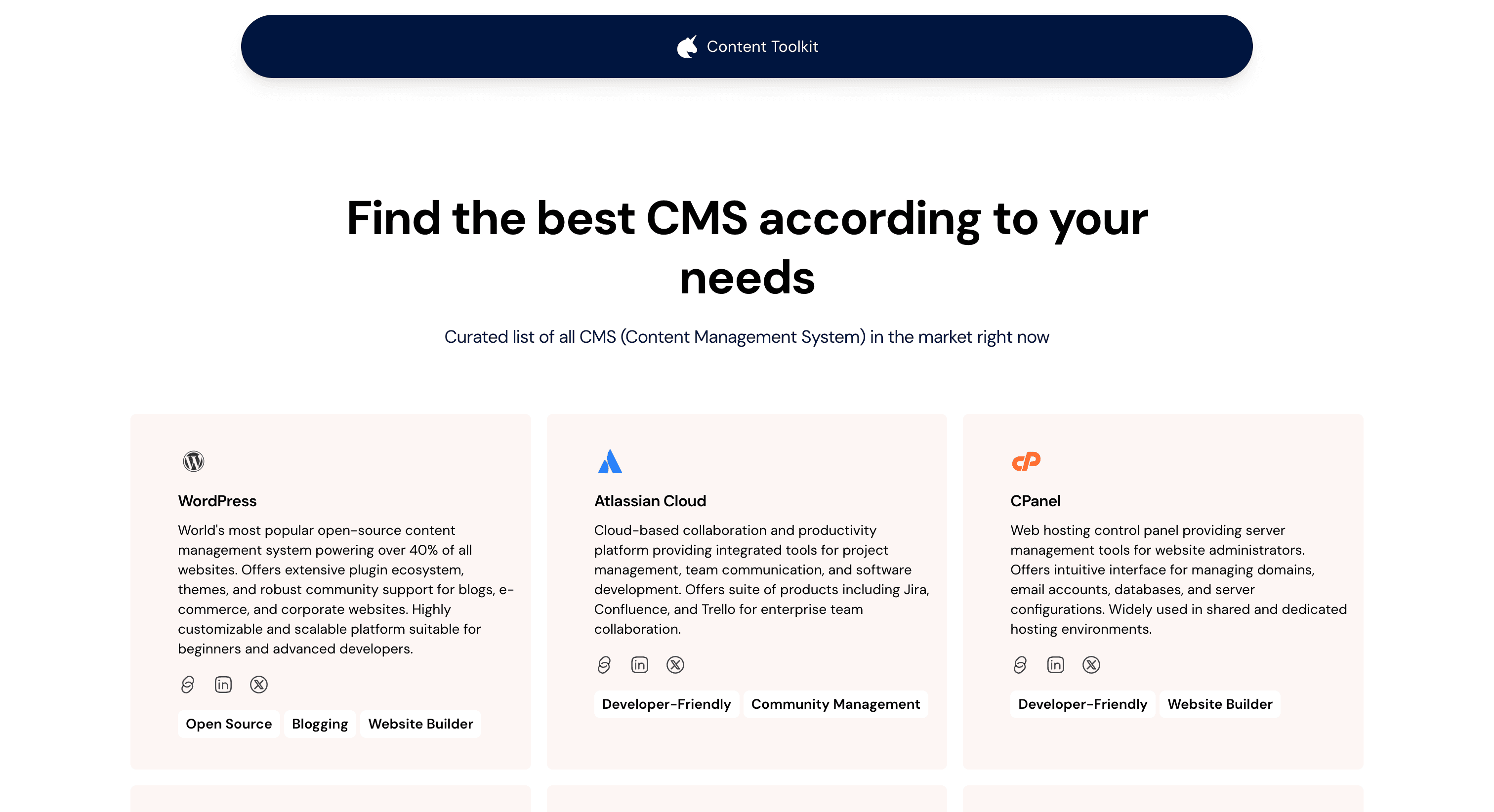 Content Toolkit screenshot 1