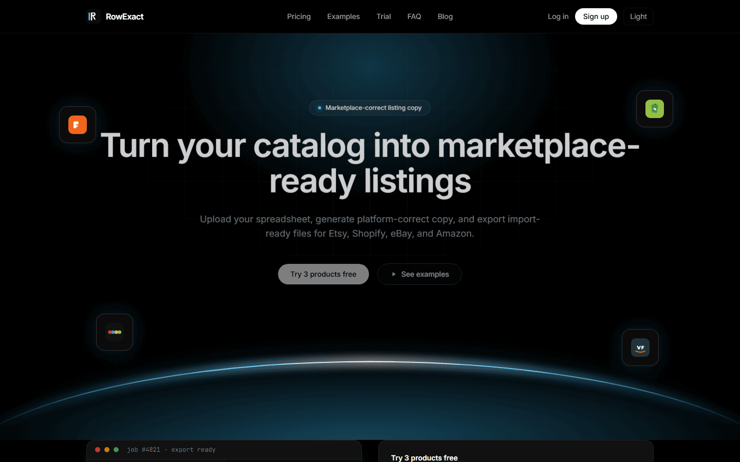 RowExact screenshot 1