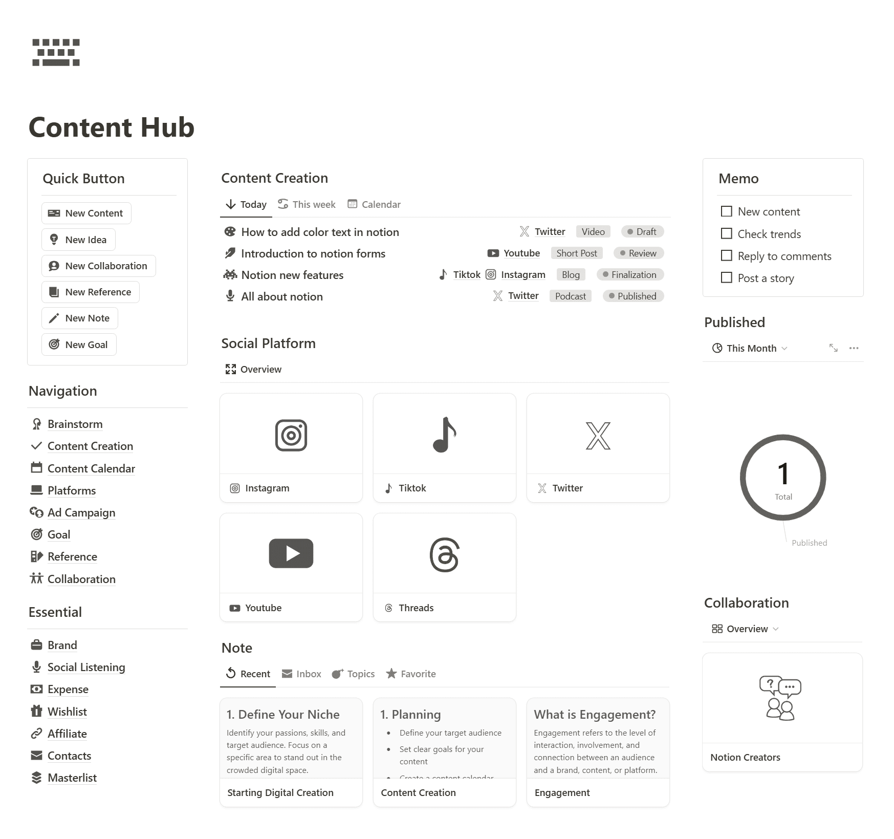 Content Hub screenshot 1