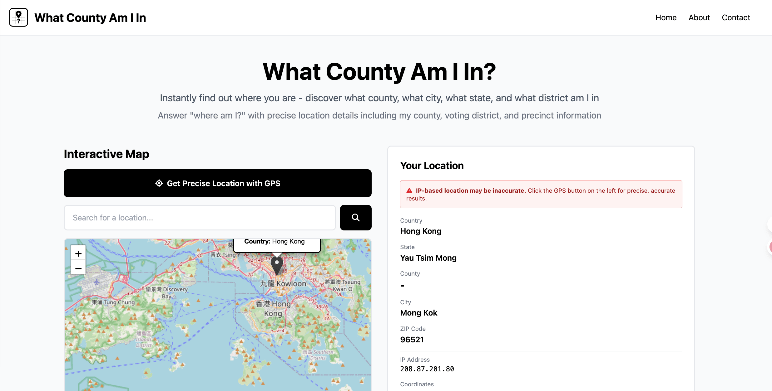 What County Am I In? screenshot 1