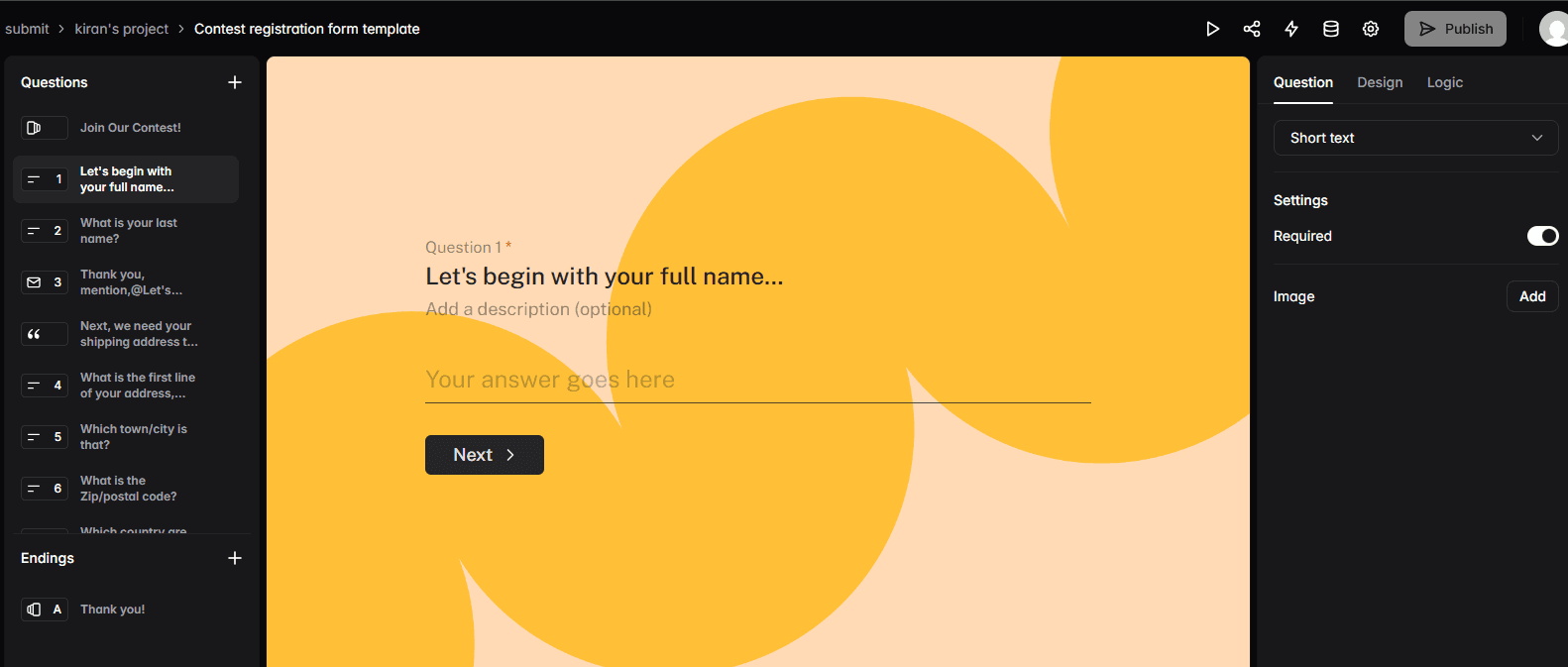 neuforms screenshot 1