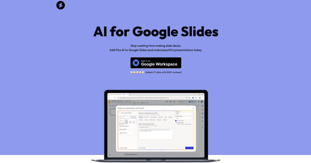 AI for Google Slides screenshot 1