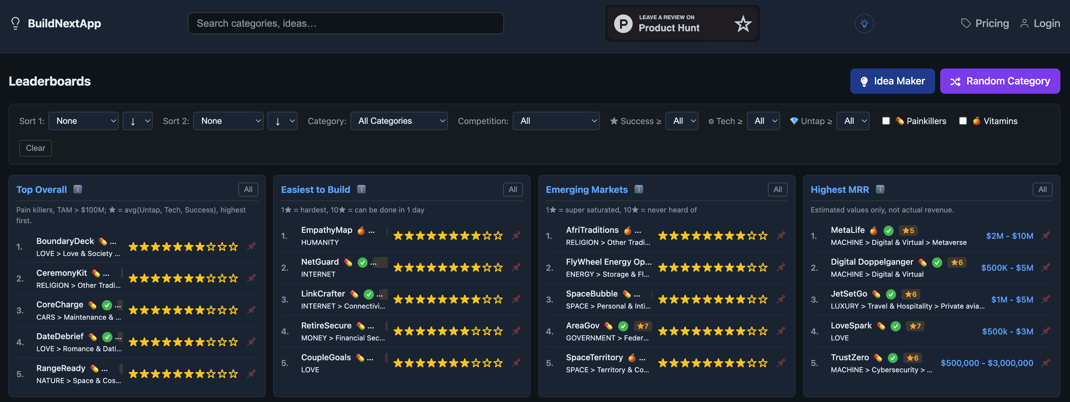 BuildNextApp screenshot 1