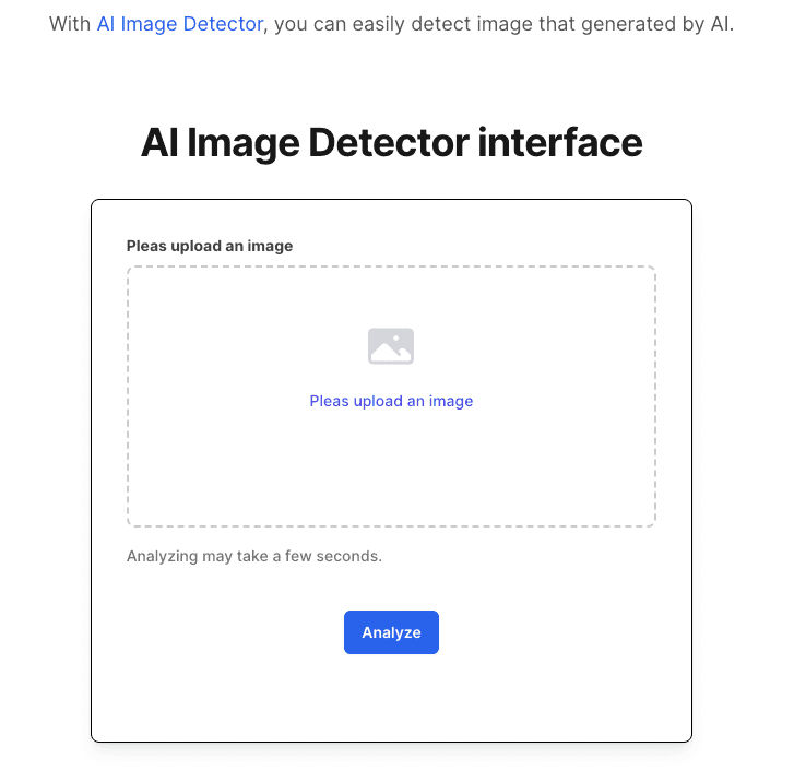 AI Image Detector screenshot 1