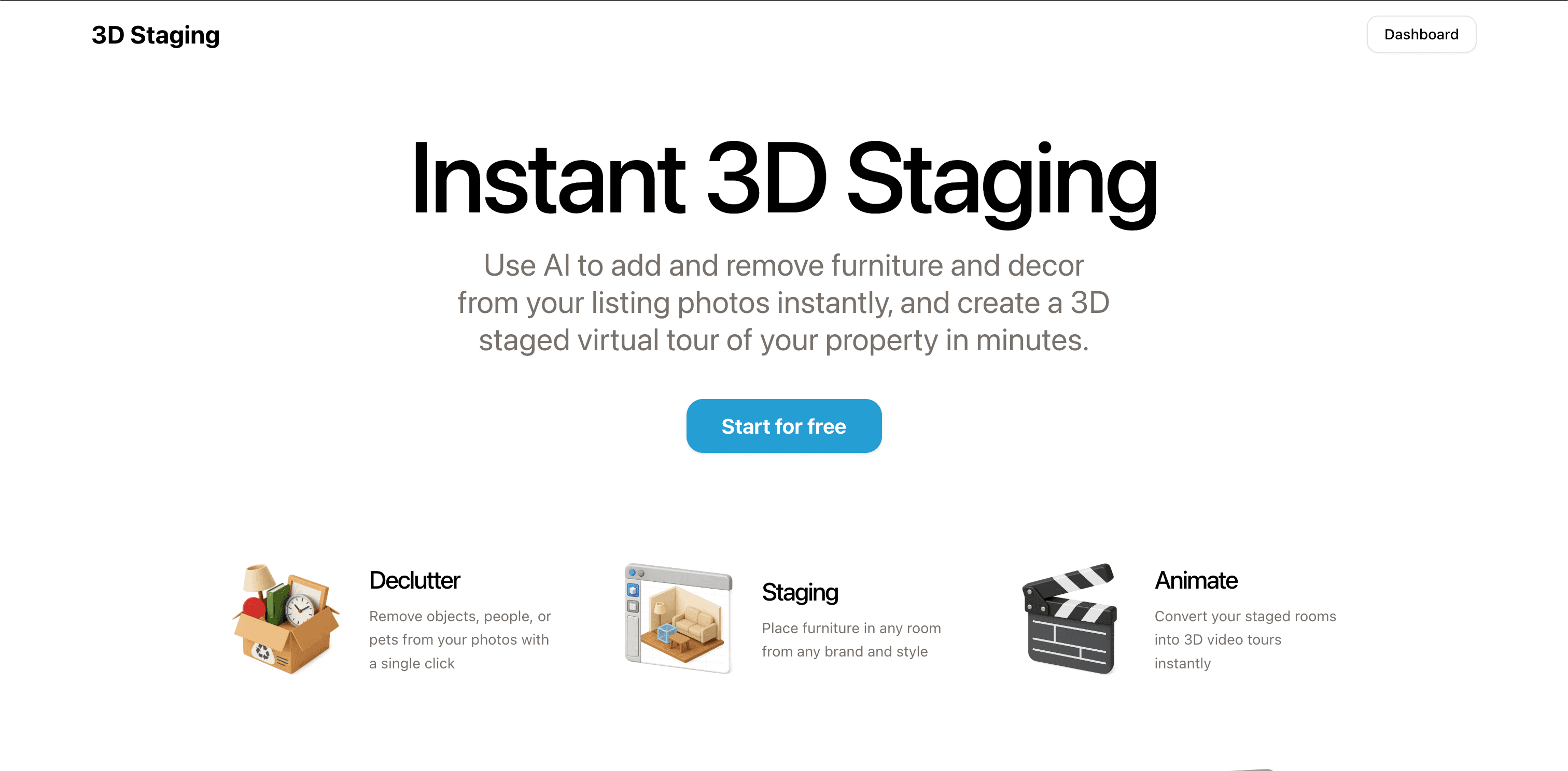 3D Staging screenshot 1