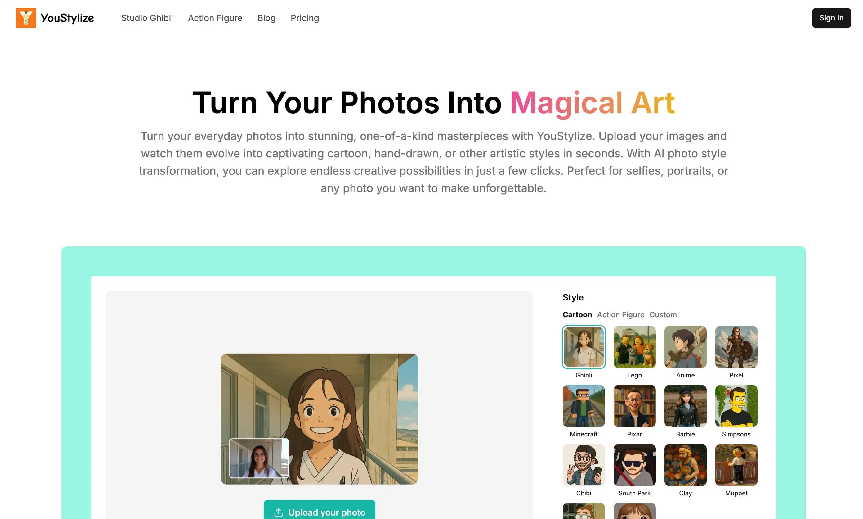 YouStylize screenshot 1