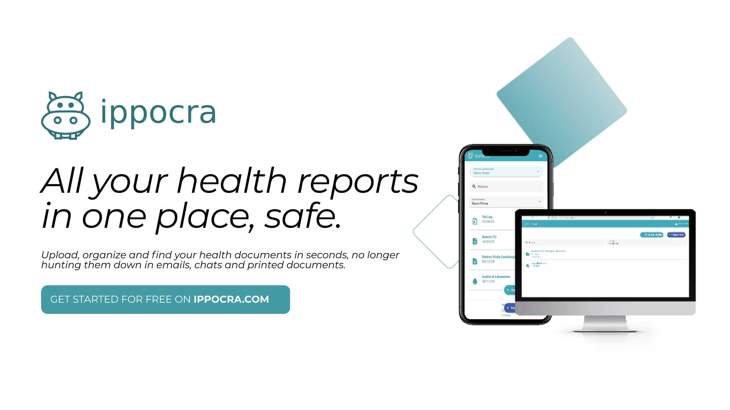 Ippocra - AI Health Record Tracker screenshot 1
